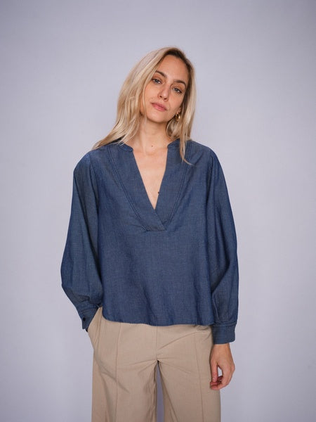 Blouse - YEN DENIM - Dark Blue - LB