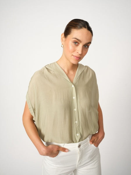 Blouse - ZUNO - Moss Gray - LB