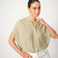 Blouse - ZUNO - Moss Gray - LB