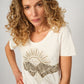 Top - NADINE O-SS DECO TEE - Celadon Tint - LB