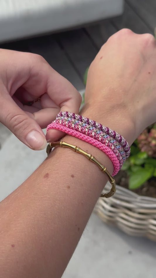 DANISH - Hair Tie - Slim - Supreme - Neon Pink