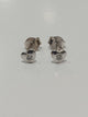 Sterling Silver - Little Hearts with Cubic Zirconia