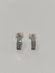 Sterling Silver - Small Half Hoop Stud Earrings