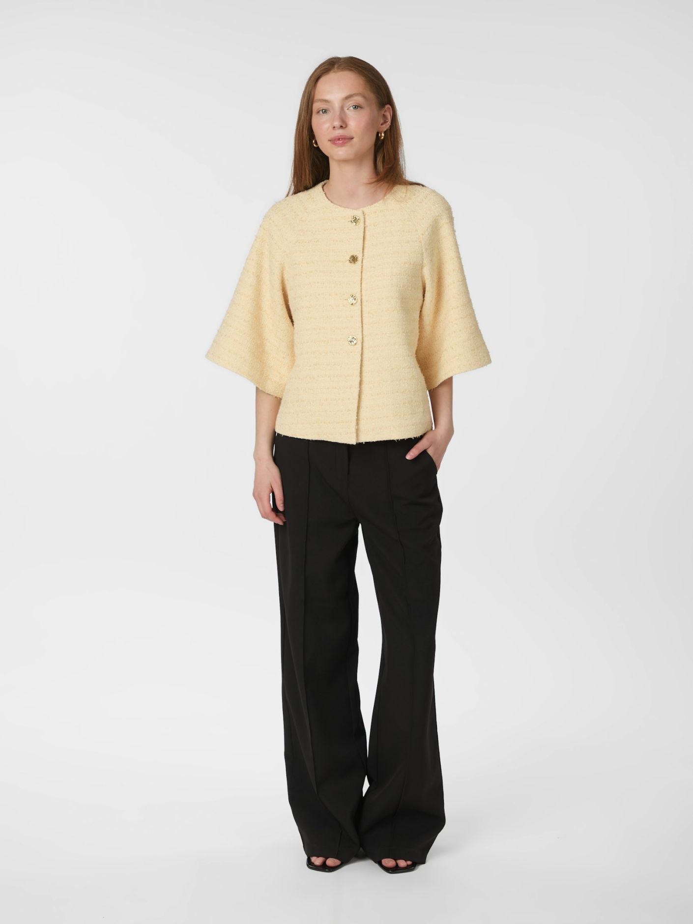 Jacket- ROSELLA - Light Yellow