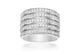 SIF JAKOBS - Sassari Due Ring - 925 Sterling Silver - White Cubic Zirconia