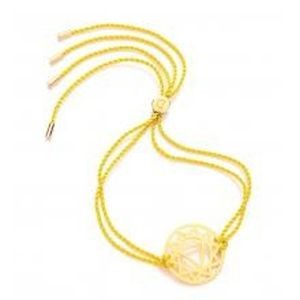 DAISY Jewellery - Solar Plexus Chakra Bracelet -  925 Silver - Gold Plating