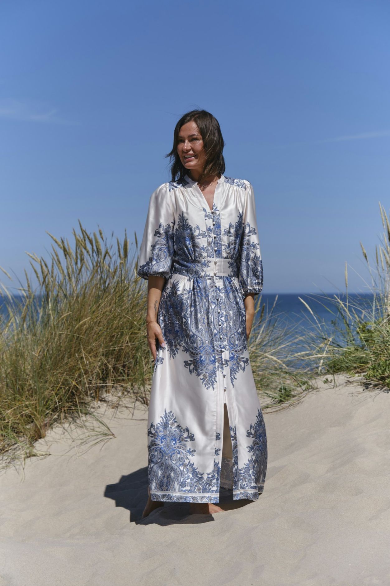Dress Maxi - STELLAR - Ash Blue