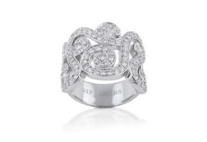 SIF JAKOBS - Mezzani Ring- 925 Sterling Silver - White Cubic Zirconia