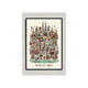 Barcelona City Poster 50 x 70cm