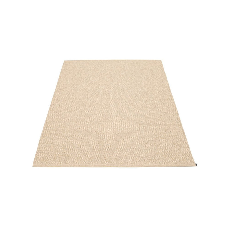 Plain Design Mat/Rug - Metallic Beige