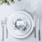 LyngBy Rhombe White Dinner Plate - D27cm