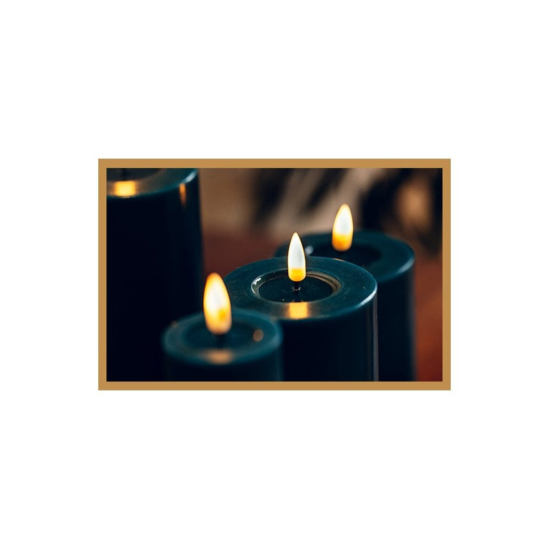 Royal Blue - LED Candle - 12.5cm