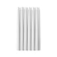 Self-Extingguishing White Candles - Pack of 24