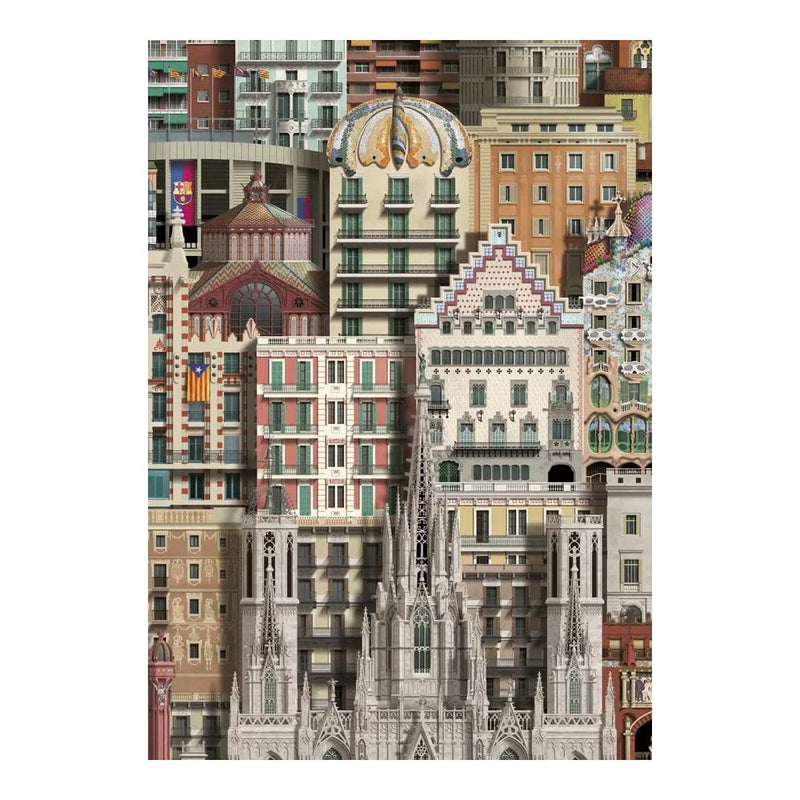 Barcelona City Poster 50 x 70cm