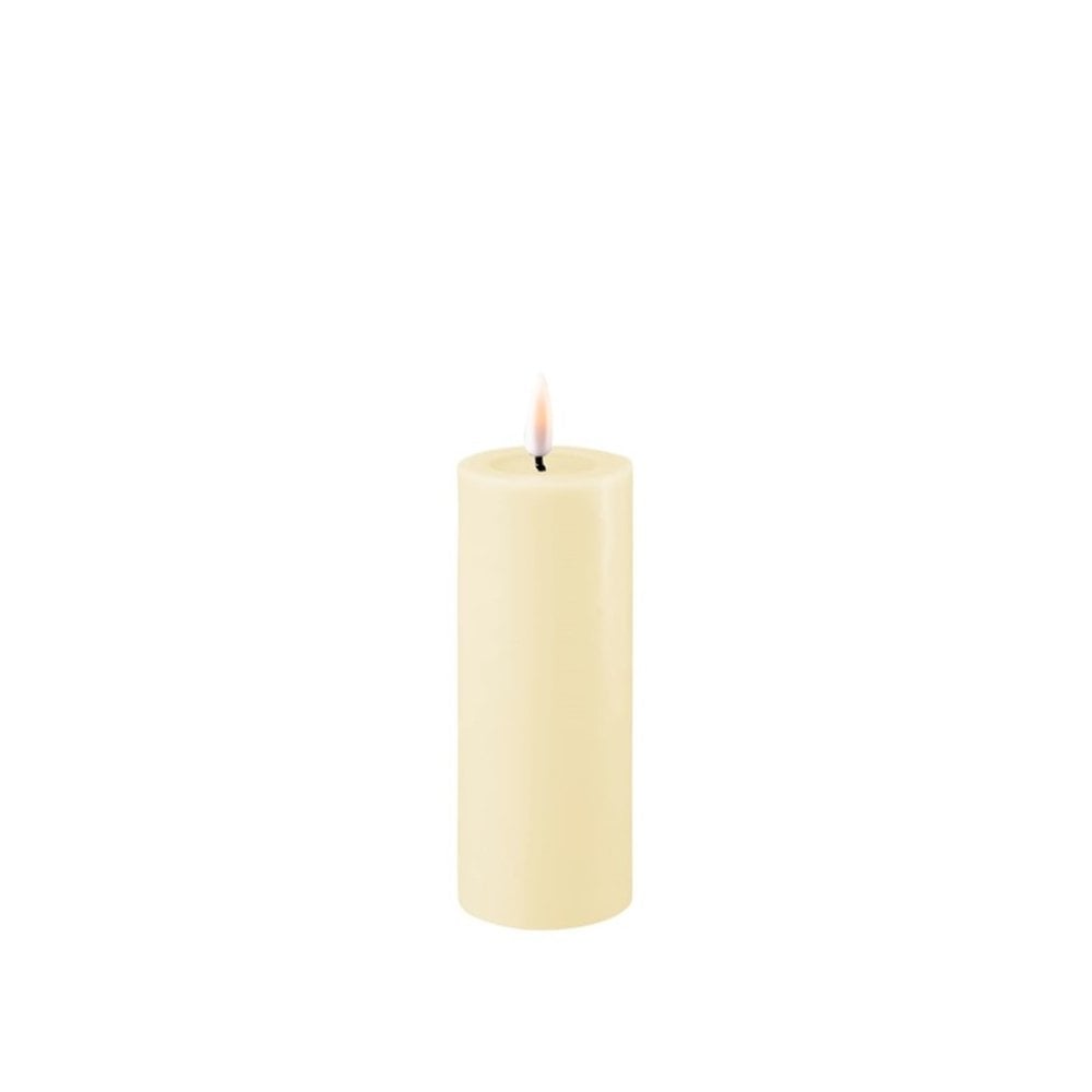 Block Candle LED - 5x 12.5cm - Cream
