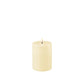Block Candle LED - 7.5 x 10cm - Cream