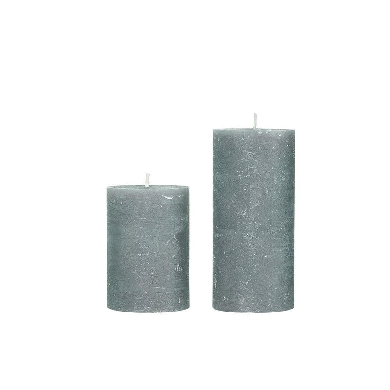 Rustic Slate Grey Candle